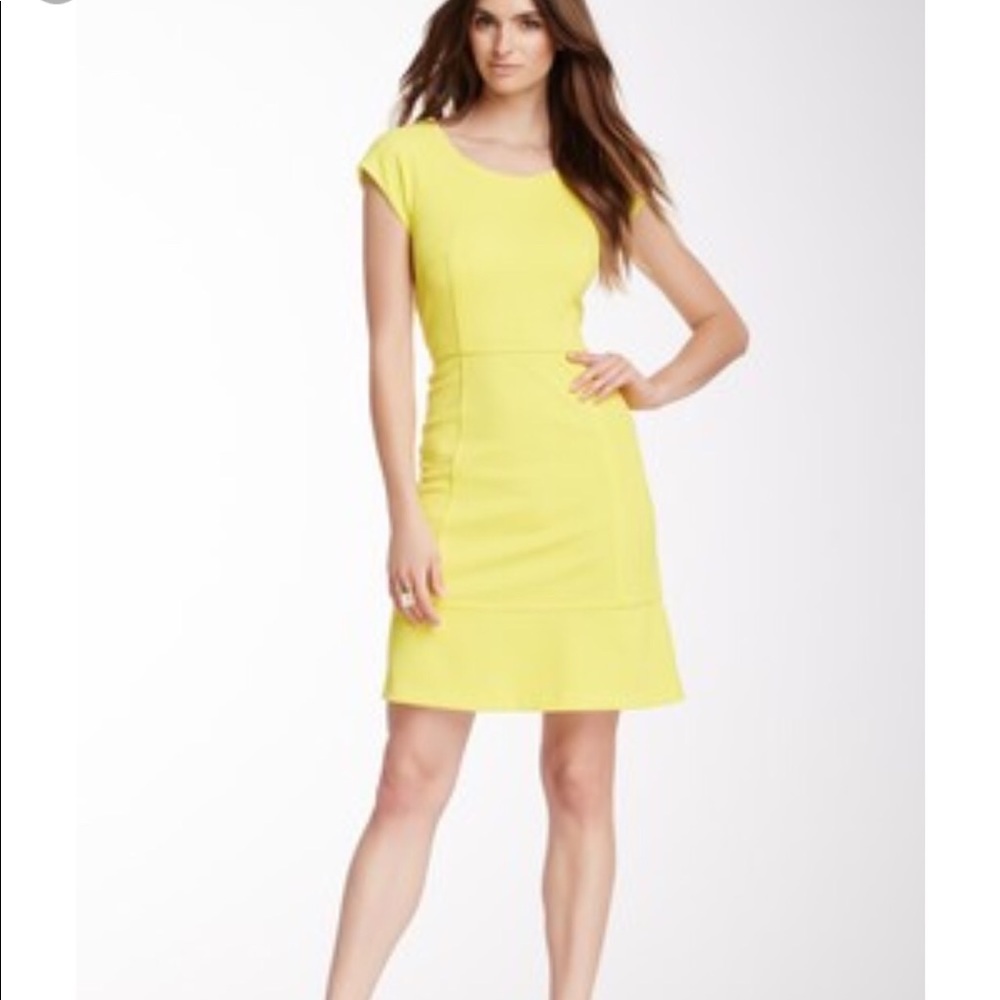 Sandra Darren Solid Pintuck Dress - Picture 3 of 5